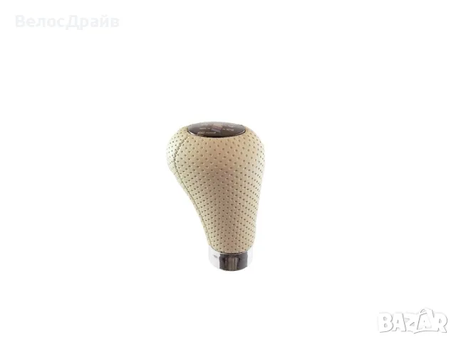 Топка за скоростен лост BMW E46 E90 E60 E87 X1 X3 X5 Z4 6 скорости бежова перфорирана, снимка 4 - Части - 55833809