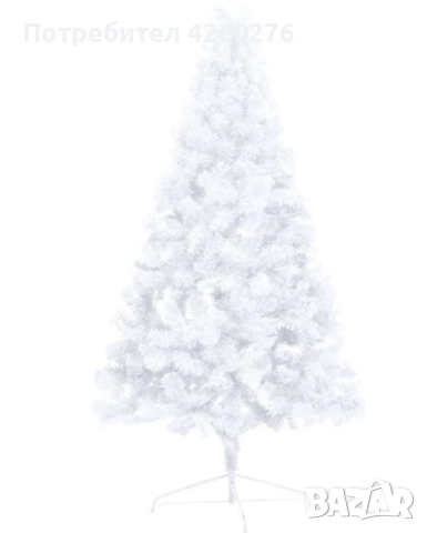 Изкуствена коледна елха - бяла -120см, снимка 3 - Други стоки за дома - 52159836