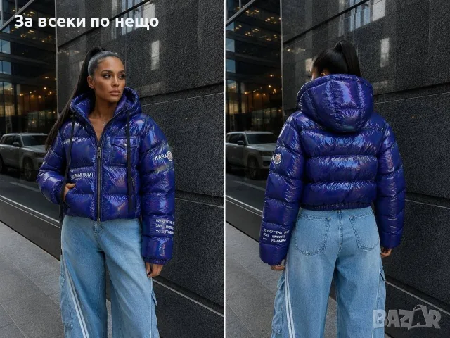Moncler Дамско Лачено Зимно Яке Монклер - Различни Цветове Код A1804, снимка 3 - Якета - 55746267