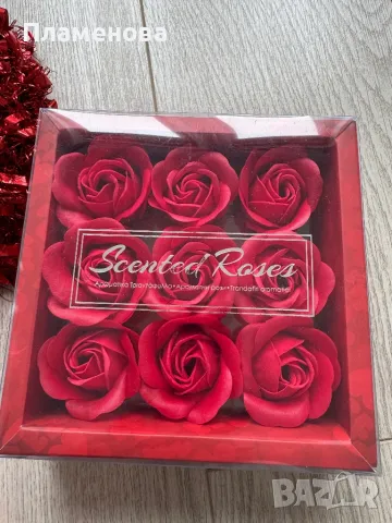 Декорация сърце + сапунени рози, снимка 3 - Декорация за дома - 48160623