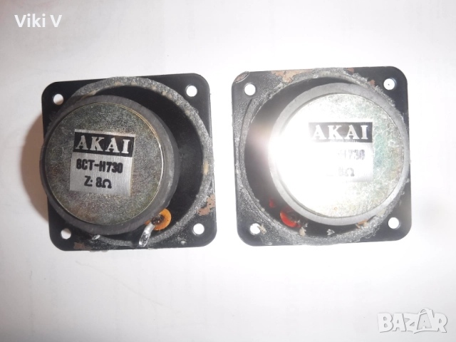 AKAI  високи 65х65 мм 8 ома, снимка 3 - Тонколони - 52788319