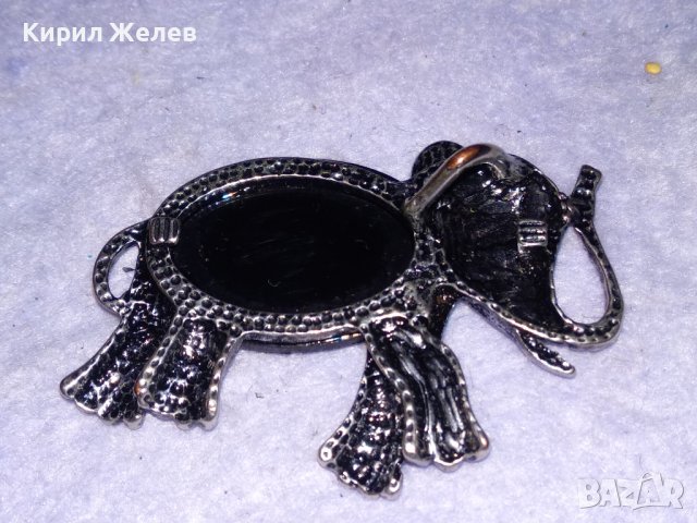 СИМПАТИЧЕН ФИГУРАЛЕН СРЕБРИСТ МЕСИНГОВ МЕДАЛЬОН СЛОНЧЕ с КРИСТАЛЧЕТА и СЕДЕФЕН ТИП УКРАСА 38650, снимка 6 - Колиета, медальони, синджири - 41682311