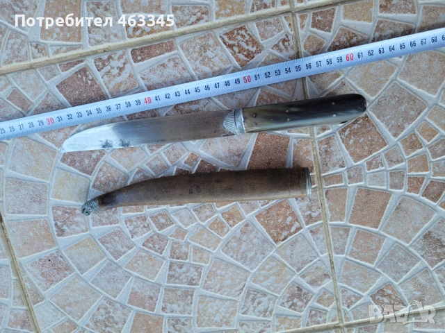 Ножа, кама, ятагановиден критски нож, бичак, снимка 5 - Антикварни и старинни предмети - 50777650