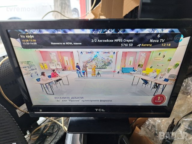 LED 19 телевизор на 12 и 220 волта С ЦИФРОВ ТУНЕР TCL