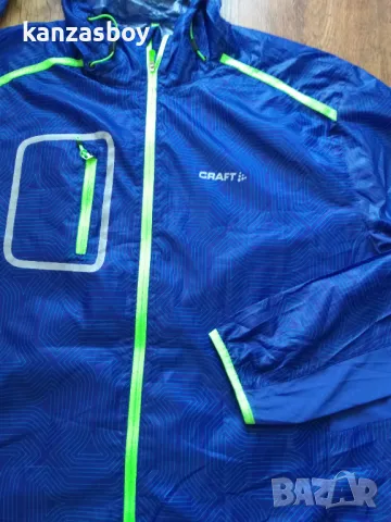 Craft Focus Hood Jacket - страхотна мъжка ветровко 2ХЛ КАТО НОВА, снимка 7 - Спортни дрехи, екипи - 47453939