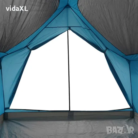 vidaXL Къмпинг палатка за 5 души, синя, водоустойчива, снимка 10 - Палатки - 56147430