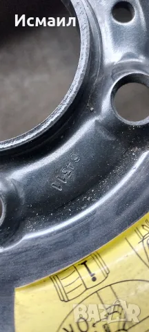 Железна джанта за Опел 16ц, снимка 4 - Гуми и джанти - 48479788