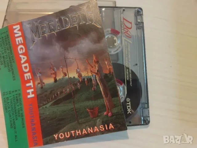Megadeth – Youthanasia - аудио касета музика