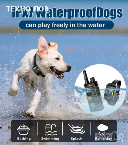 Електронен нашийник за куче професионален от висок клас с голям обхват ДО 2000 метра , снимка 9 - За кучета - 50781165