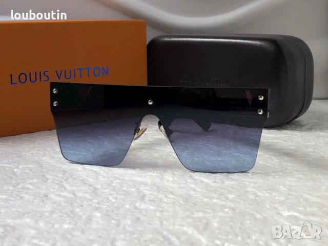 -25 % разпродажба  Louis Vuitton 2023 висок клас мъжки слънчеви очила маска, снимка 7 - Слънчеви и диоптрични очила - 38999948