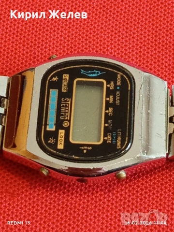 Винтидж електтронен часовник STEMPO рядък за КОЛЕКЦИОНЕРИ 43935, снимка 7 - Антикварни и старинни предмети - 53492815