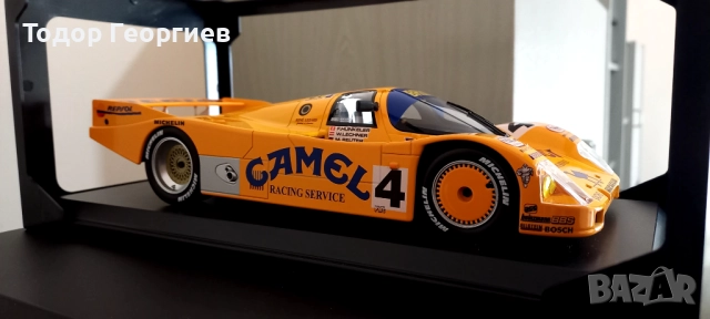 Porsche 962 C 24h Le Mans 1988 1:18  Norev, снимка 8 - Колекции - 52036373
