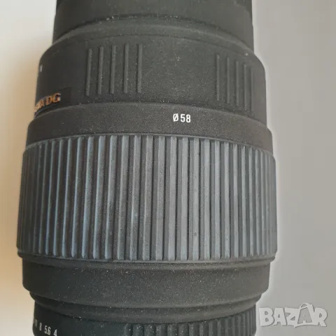 Обектив Sigma DG 70-300mm 1:4-5.6, снимка 6 - Обективи и филтри - 48695378
