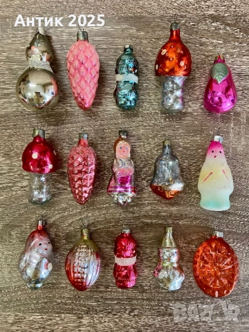 Винтидж съветски коледни играчки за елха