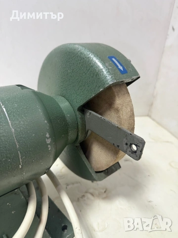 Монофазен български шмиргел Елпром Тетевен 600W, снимка 5 - Други машини и части - 53818518