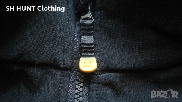 CATERPILAR Softshell Work Jacket размер XL работна горница вятърно устойчива W4-218, снимка 7 - Суичъри - 52111276