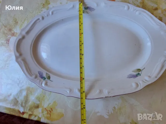 чинии за супа,плато и руски чаши с табличка., снимка 3 - Чинии - 47285522