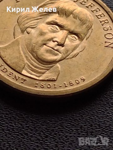 Възпоменателна монета 1 долар THOMAS JEFFERSON 3 президент на САЩ (1801-1809) за КОЛЕКЦИЯ 38039, снимка 7 - Нумизматика и бонистика - 40765336