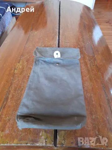 Стара брезентова военна чанта,сумка,чохъл #2