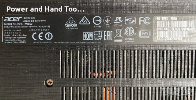 ACER ASPiRE E5-575G i3 6th, снимка 13 - Лаптопи за игри - 41580534