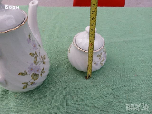 Български порцелан кана захарница, снимка 4 - Аксесоари за кухня - 35710666