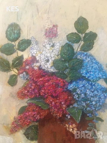 Люляци през зимата, снимка 2 - Картини - 53301518