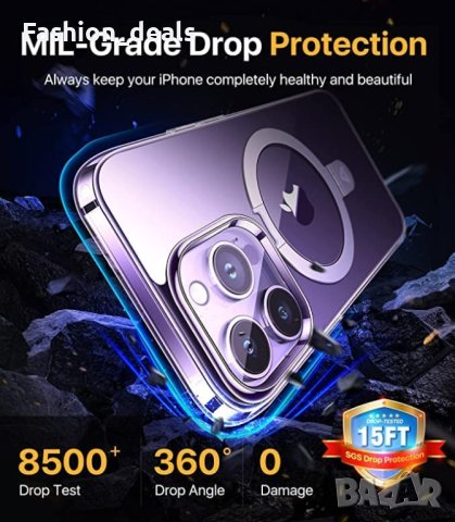 Нов Калъф Кейс Гръб за защита телефон iPhone 14 Pro Айфон Magnetic MagSafe, снимка 3 - Калъфи, кейсове - 40456180