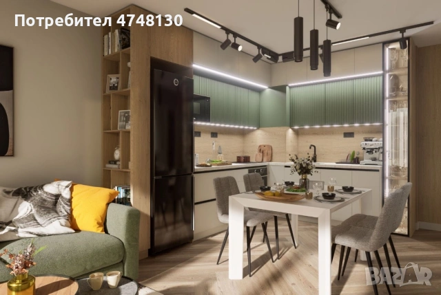 Тристаен апартамент под наем в центъра – 105 кв.м, снимка 2 - Апартаменти - 53662932