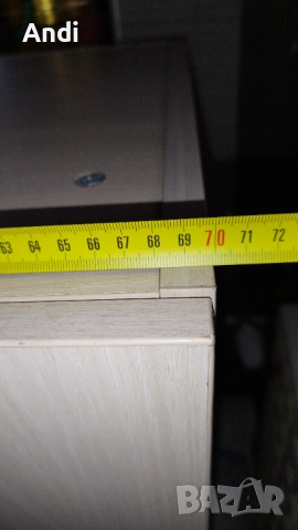 Кухненски шкаф горен с две врати и рафт 70/60/40см избелен дъб, снимка 9 - Кухни - 53115663