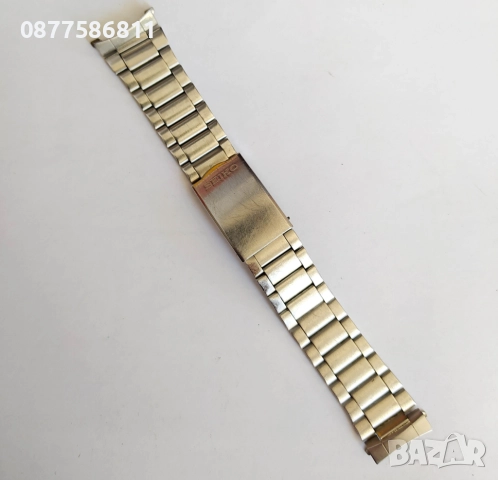 ОРИГИНАЛНА СТОМАНЕНА ВЕРИЖКА ЗА ЧАСОВНИК SEIKO.СТОМАНЕНИ ВЕРИЖКИ ЗА ЧАСОВНИЦИ СЕЙКО ИЗВИТИ ПЛАСТИНИ