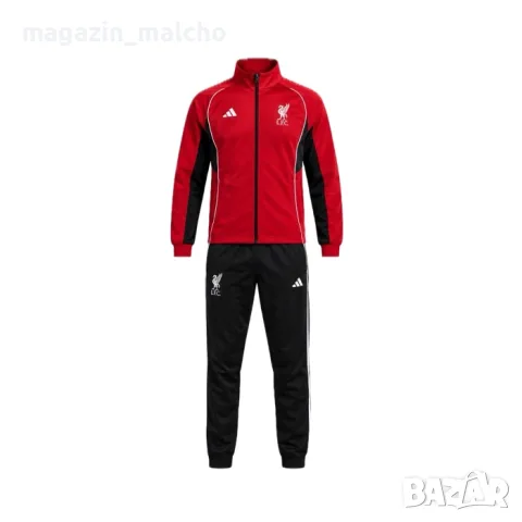 ДЕТСКИ ФУТБОЛЕН АНЦУГ – ADIDAS FC LIVERPOOL; размери: 128, 140, 152, 164 и 176