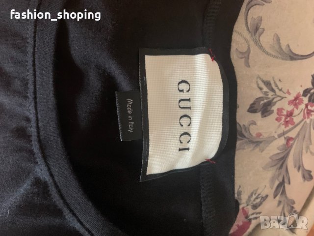 Тениска Gucci с принт, размер L, снимка 7 - Тениски - 40938559