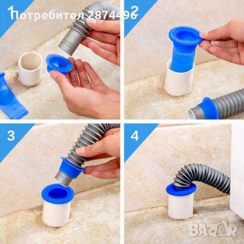 3109 Силиконов предпазител за сифон от миризма за баня мивка, снимка 14 - Други стоки за дома - 35712953