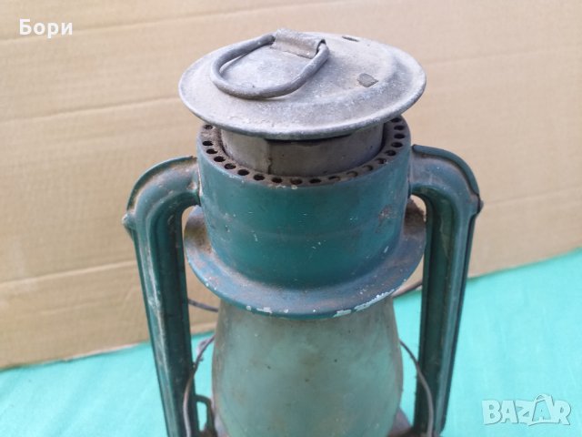 Стар газов фенер лампа, снимка 4 - Други ценни предмети - 34584745