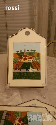 Vintage. Сватба. Нови. Villeroy&Boch. Немски порцеланови дъски за закуска., снимка 2 - Антикварни и старинни предмети - 48371836