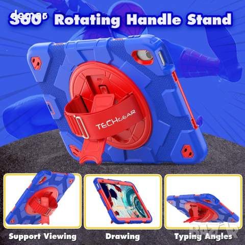 Калъф TECHGEAR SUPE за Apple iPad 10-то поколение 10,9" / iPad 10 2022 г., снимка 6 - Таблети - 44652399