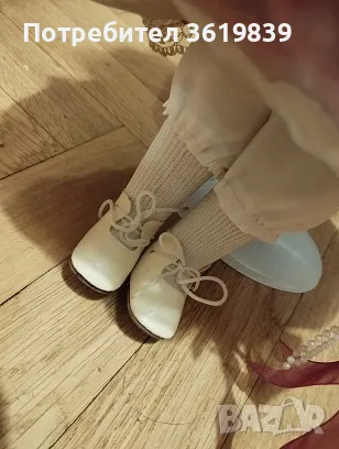 кукла от керамика и текстил, антикварна, снимка 4 - Други - 49396151