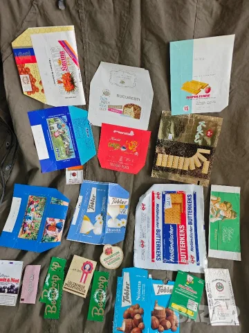 Продавам опаковки от шоколади и бонбони от Зап. Европа и СССР + опаковки Цирк НРБ, снимка 2 - Други ценни предмети - 56058602