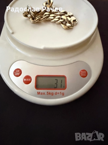 Мъжка златна гривна, снимка 2 - Гривни - 52412955