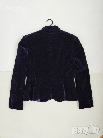 GANT лилаво кадифено сако 40 L, снимка 3 - Сака - 52721942