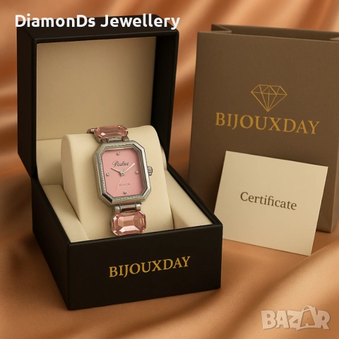 Rose Crystal Watch 🌸 | дамски часовник