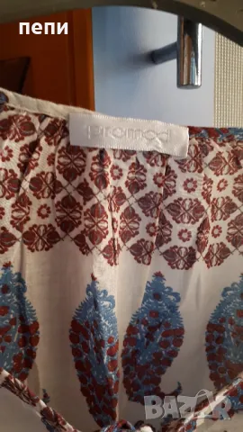 Уникална дамска туника-XL-памук, снимка 3 - Туники - 48796236