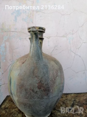 Стар керамичен съд, снимка 4 - Антикварни и старинни предмети - 41628679