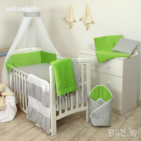  Бебешки спален комплект 135 х 100 см, внос от Германия и Полша, снимка 6 - Спално бельо и завивки - 36437765