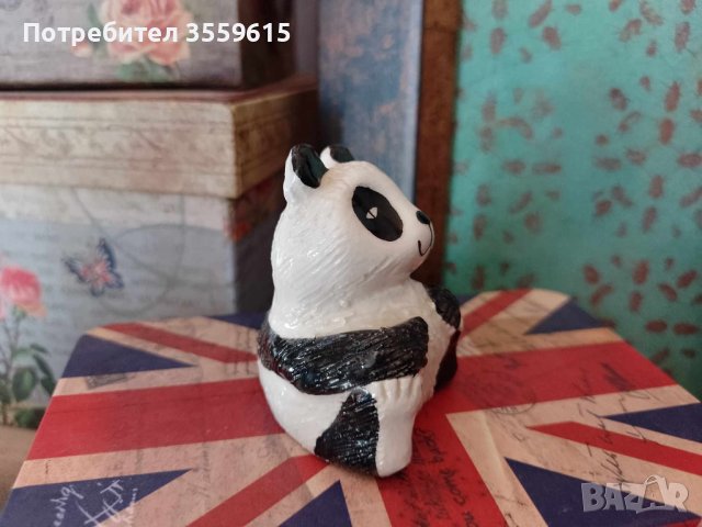 порцеланова статуетка от Австрия - мече панда, снимка 1 - Статуетки - 41808366