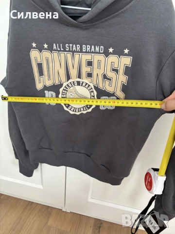 НОВ с етикет Converse суичър 10–12 г. , снимка 4 - Детски анцузи и суичери - 56271965
