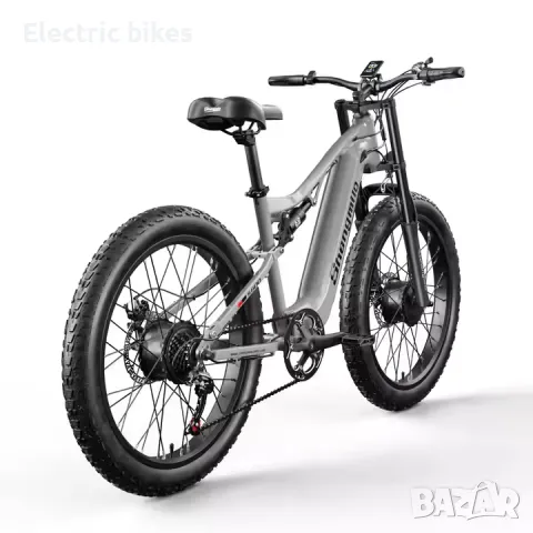 Електрически велосипед SHENGMILO S600, Bafang 2000W, 17.5Ah/48V, 26", снимка 3 - Велосипеди - 48324162