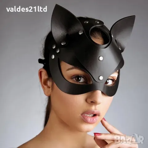 Кожена маска в стил BDSM., снимка 10 - Други игри - 37509274