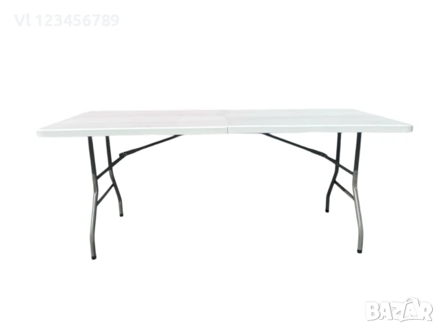 Сгъваема маса за къмпинг или градина, тип куфар, 180x74x74, снимка 2 - Къмпинг мебели - 50656186