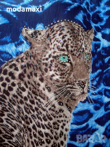 3XL Нова блуза ELENA с леопард, снимка 3 - Туники - 40751102